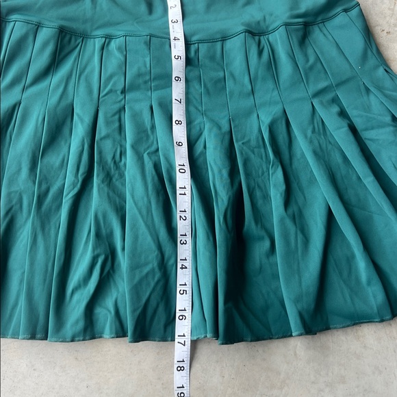 Moon Wood Plus Size Pleated Skirt High Waist with Shorts Sz XL Dark Green = - Picture 6 of 7